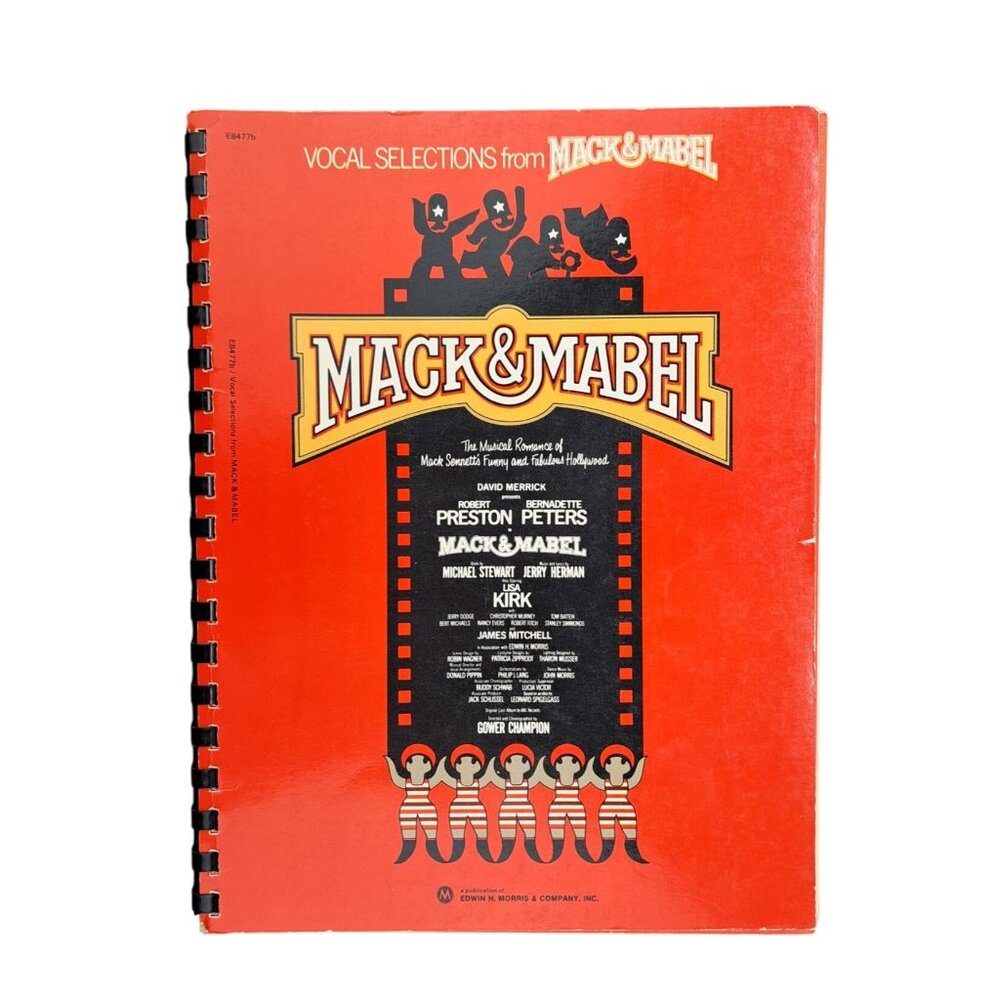 Vintage Vocal Selections Mack Mabel Musical Sheet Music Songbook 1974 Bernadette